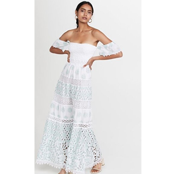 Temptation Positano Armenia Maxi Lace Dress Small - Picture 1 of 6